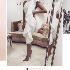 RANICA Women Sleeveless Patchwork Ruffles Bodycon